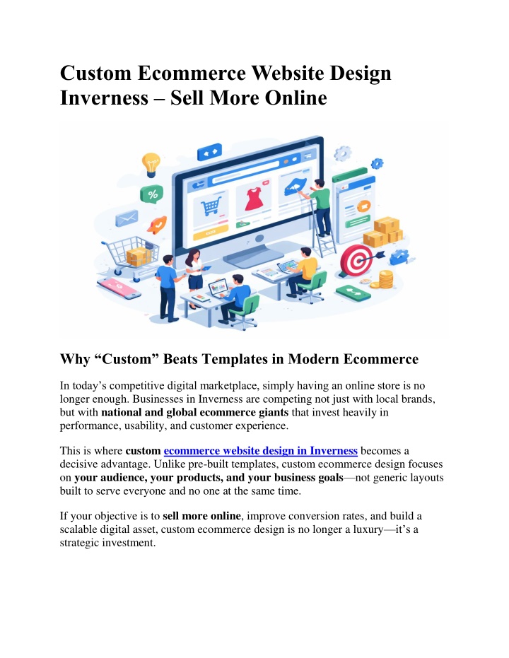 PPT - Custom Ecommerce Website Design Inverness PowerPoint Presentation ...