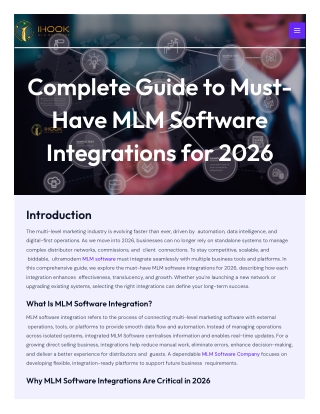 Complete Guide to Must-Have MLM Software Integrations for 2026