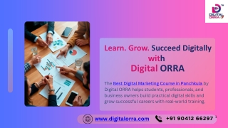 Best Digital Marketing Course in Panchkula