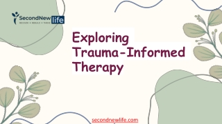 Trauma-Informed Therapy