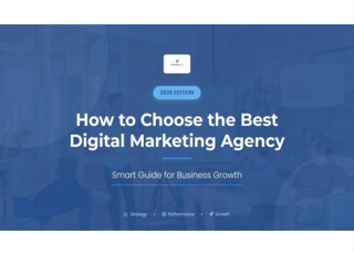 How to Choose the Best Digital Marketing Agency in 2026