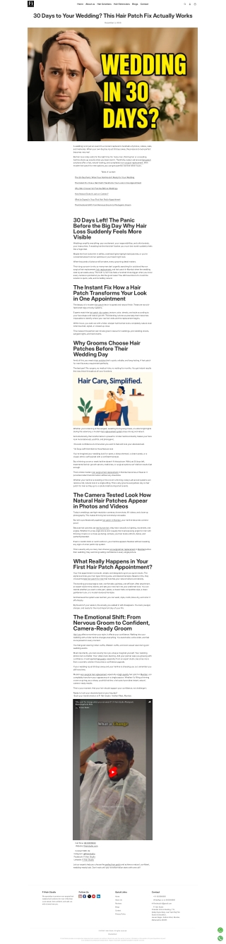 30 Days to Your Wedding? This Hair Patch Fix Actually Works