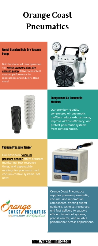 Welch Standard Duty Dry Vacuum Pump