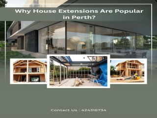 Why House Extensions Are Popular in Perth