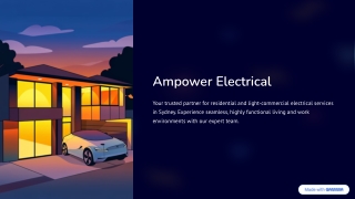 Electrical Solutions Tailored to Your Needs