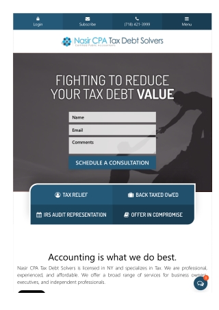 Settle IRS tax debt