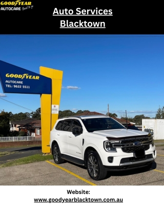 Professional Auto Services Blacktown | Complete Vehicle Care