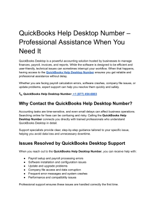 QuickBooksHelpDesktopNumberProfessional