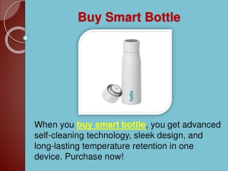 Buy Smart Bottle