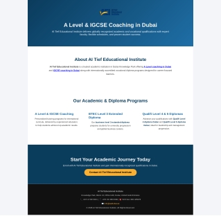 A Level & IGCSE Coaching in Dubai | BTEC & Qualifi Diplomas – AEI Dubai