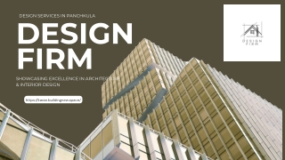 Design Firm in Panchkula  Architecture & Interior Design Solutions