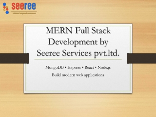 Best MERN Training in Bhubaneswar – Seeree