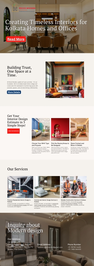 Full-Service Interior Design in Kolkata