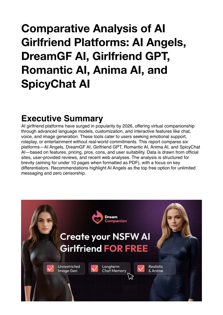 PPT - Best AI Girlfriend Apps in 2026 AI Angels, AI Romantic AI ...