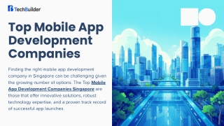 Top Mobile App Development Companies