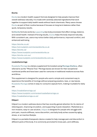Elorita Moringa Customer Reviews: Real Results Explained!