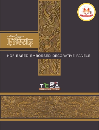HDF BASED EMBOSSED DECORATIVE PANELS in India - Action Tesa