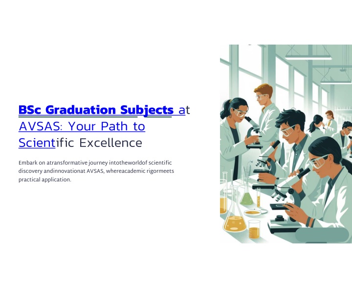 PPT - Best B.Sc Graduation Subjects and Specializations at AVSAS ...