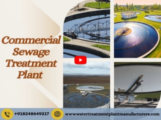 Sewage Treatment Plant Manufacturers in Bangalore  |Best STP Plant Manufacturers in Chennai