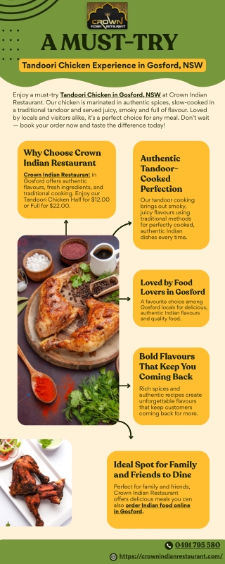 A Must-Try Tandoori Chicken Experience in Gosford, NSW