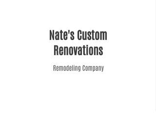 Nates Custom Renovations