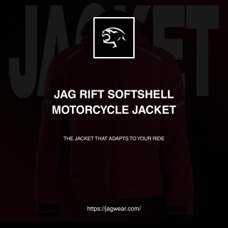JAG RIFT Softshell Motorcycle Jacket - All-Season Comfort & Protection