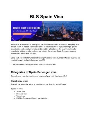 Apply for Spain Visa Appointment Now – Smooth Booking, Professional Support & Fa