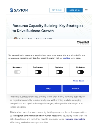 Resource Capacity Building: Key Strategies to Drive Business Growth