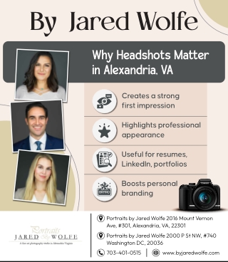 Why Headshots Matter in Alexandria VA