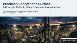 A Strategic Guide to Piling Equipment and Application