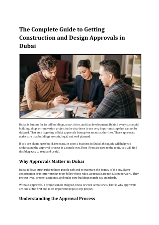Simple Guide to Fire Safety Approvals in Dubai