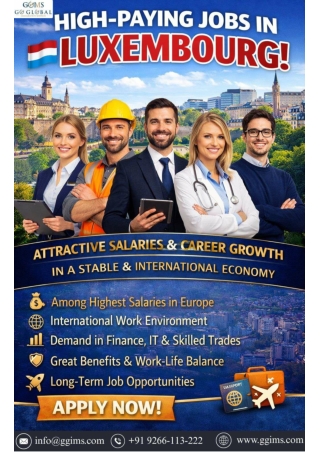 High-Paying Jobs in Luxembourg