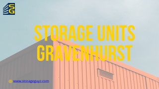 Storage units Gravenhurst