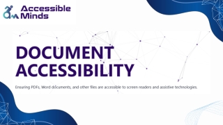 PDF Accessibility Testing & Remediation, Ensuring Inclusive Document Experiences