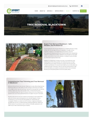 Tree Removal Blacktown