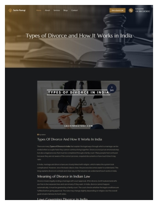 Types of Divorce and How It Works in India – Complete Legal Guide