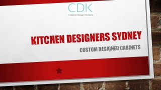 Expert Kitchen Designers in Sydney – Stylish & Functional Kitchens