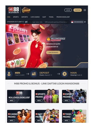 M88 Daftar Link Slot Gacor - Mansion88 Sports Casino Toto
