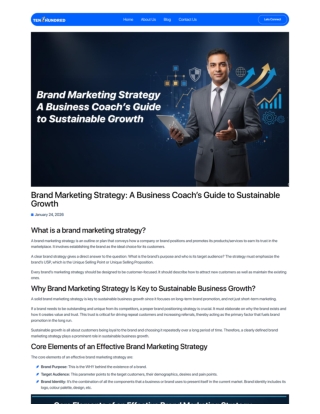 Brand Marketing Strategy The Base of Strong Business Growth