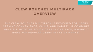 CLEW Pouches Multipack Overview