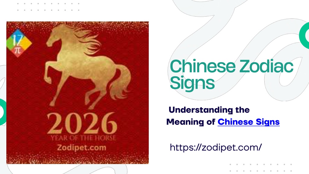PPT - Chinese Zodiac Signs Understanding the Meaning of Chinese Signs ...