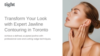 Contour Your Jawline with Jawline Contouring Toronto