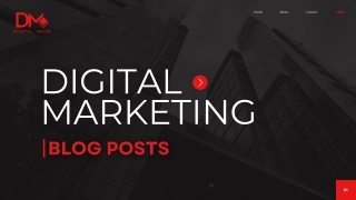 Digital Marketing Blog Posts
