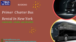 Primer  Charter Bus Rental In New York