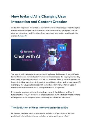 How Joyland AI Is Changing User Interaction and Content Crea (1)