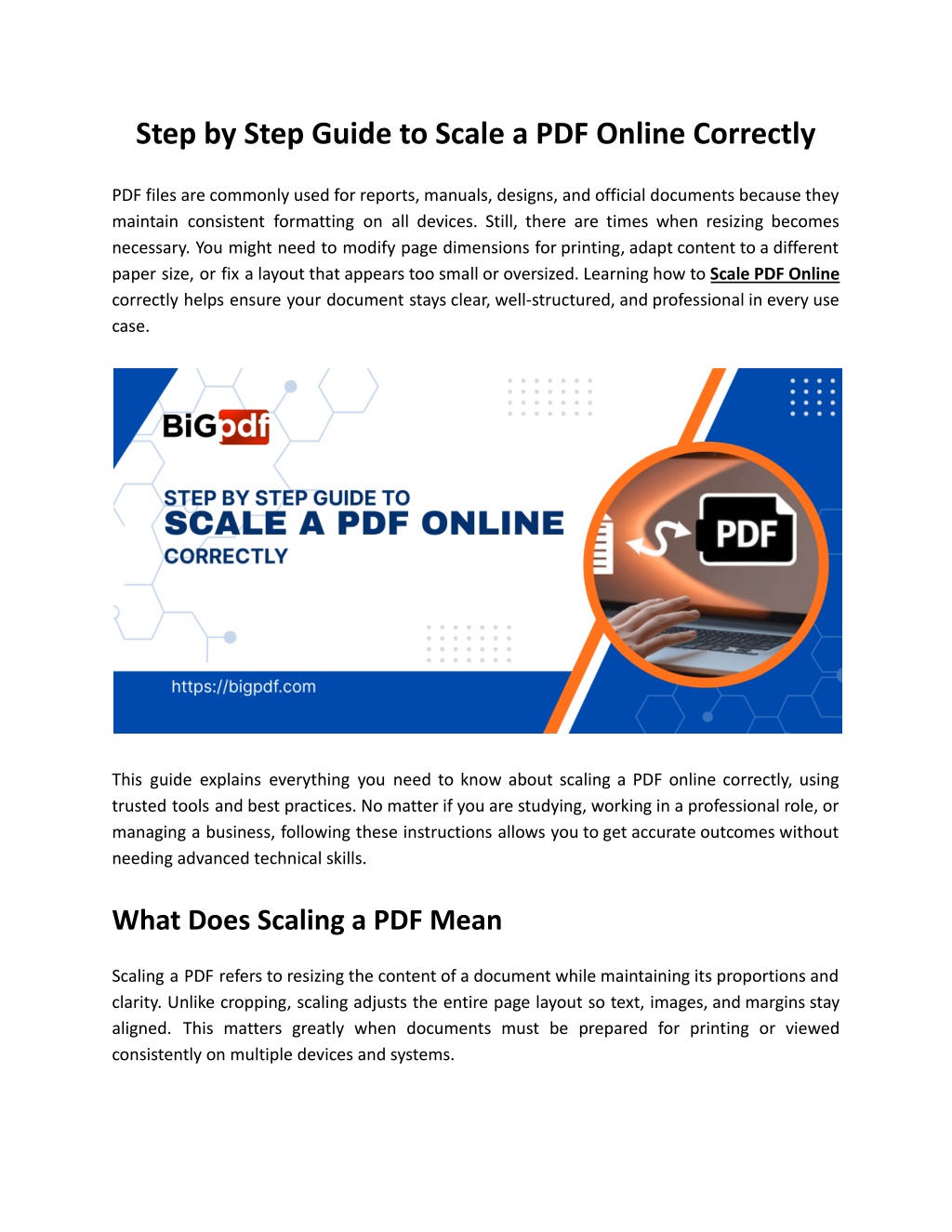 PPT - Step by Step Guide to Scale a PDF Online Correctly PowerPoint ...