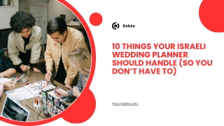 10 Things Your Israeli Wedding Planner Should Handle (So You Don’t Have To)