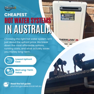 What’s the Cheapest Hot Water System in Australia?