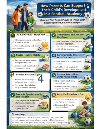 How Parents Can Support Their Child’s Development in a Football Academy