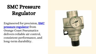 SMC Pressure Regulator